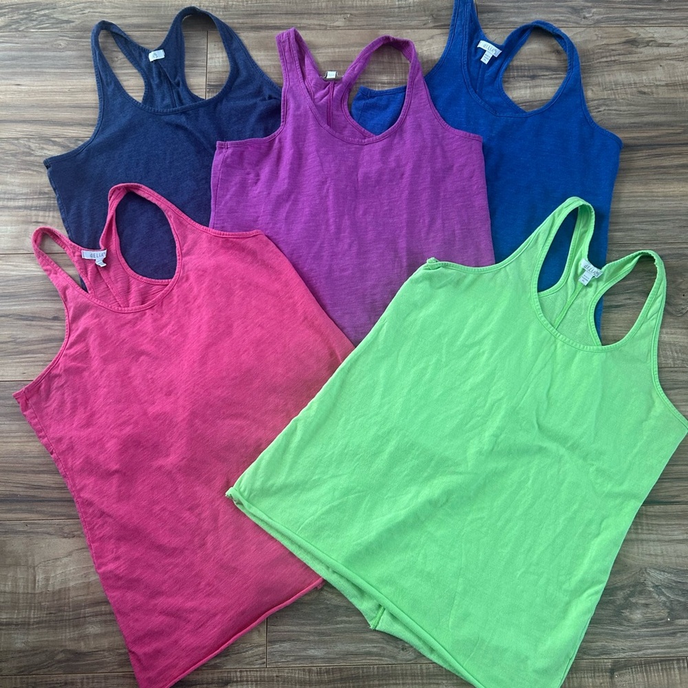 dELiA*s Vibrant Women's Tank Tops - Pink, Purple, Blue, Green, Navy